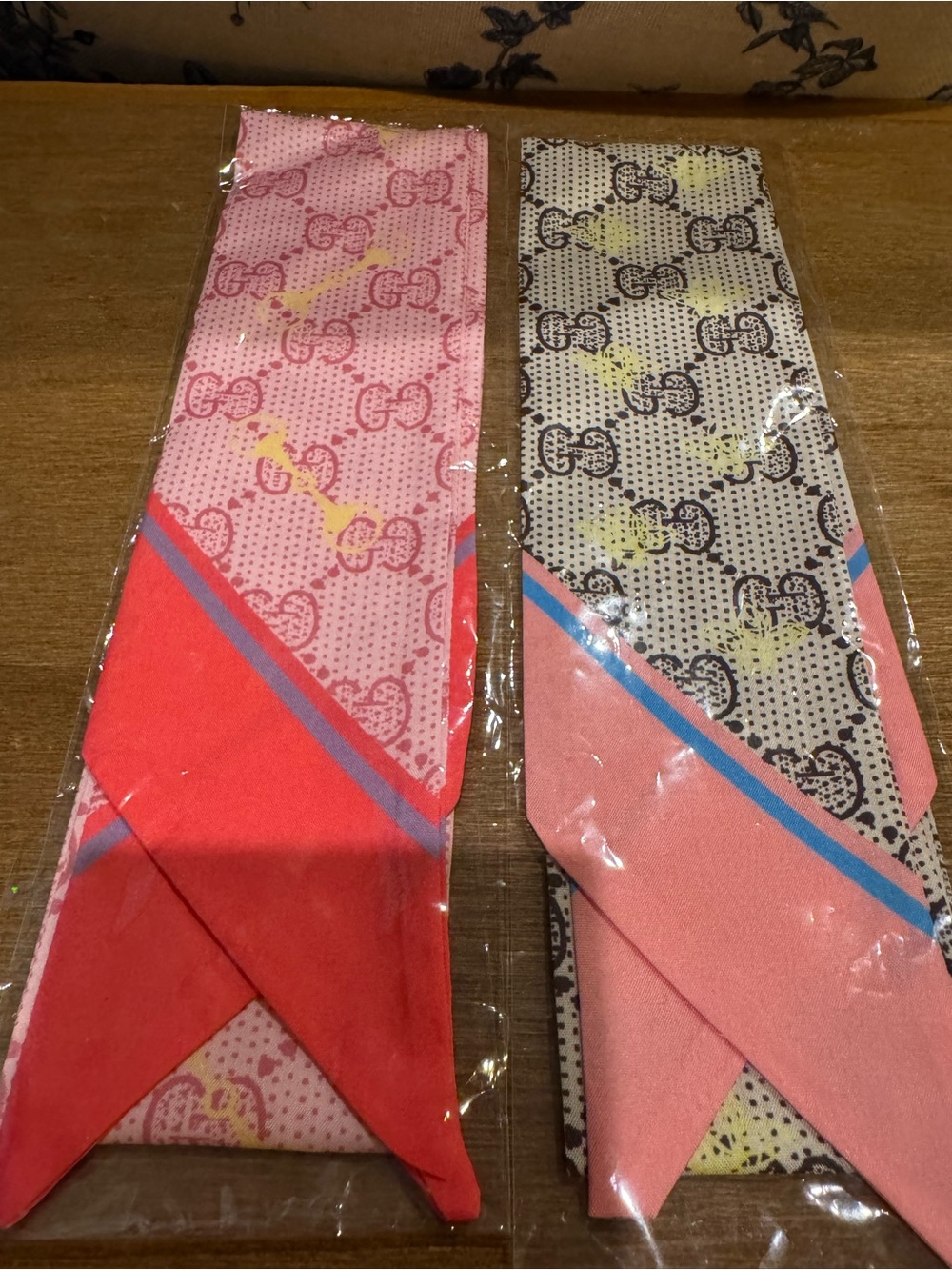 Designer-Inspired Pink Patterned TWILLY